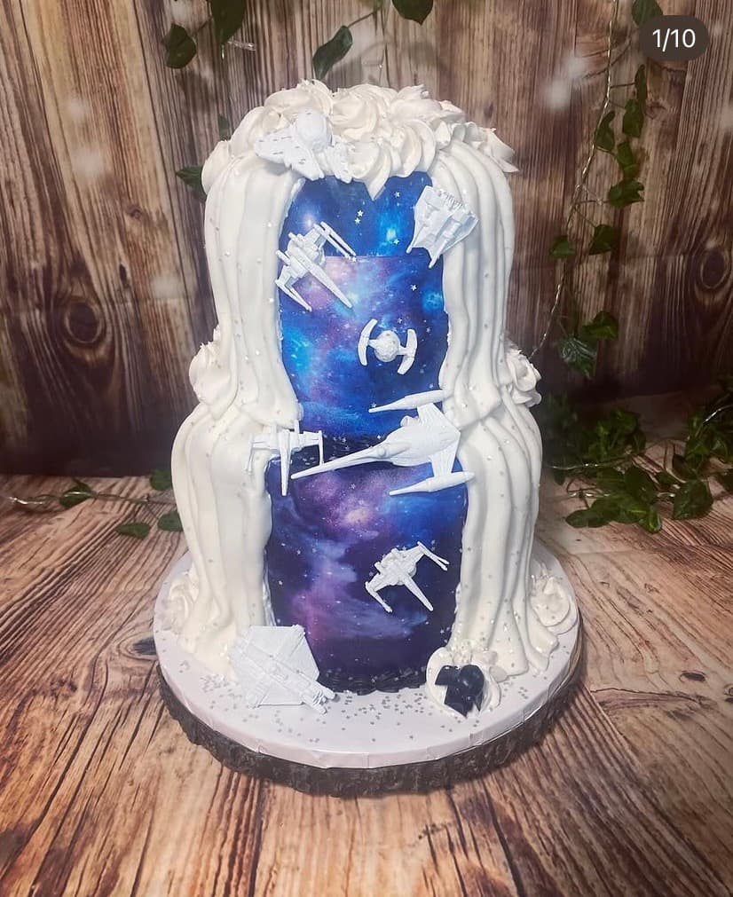 Star Wars themed cake by Trista's Treats